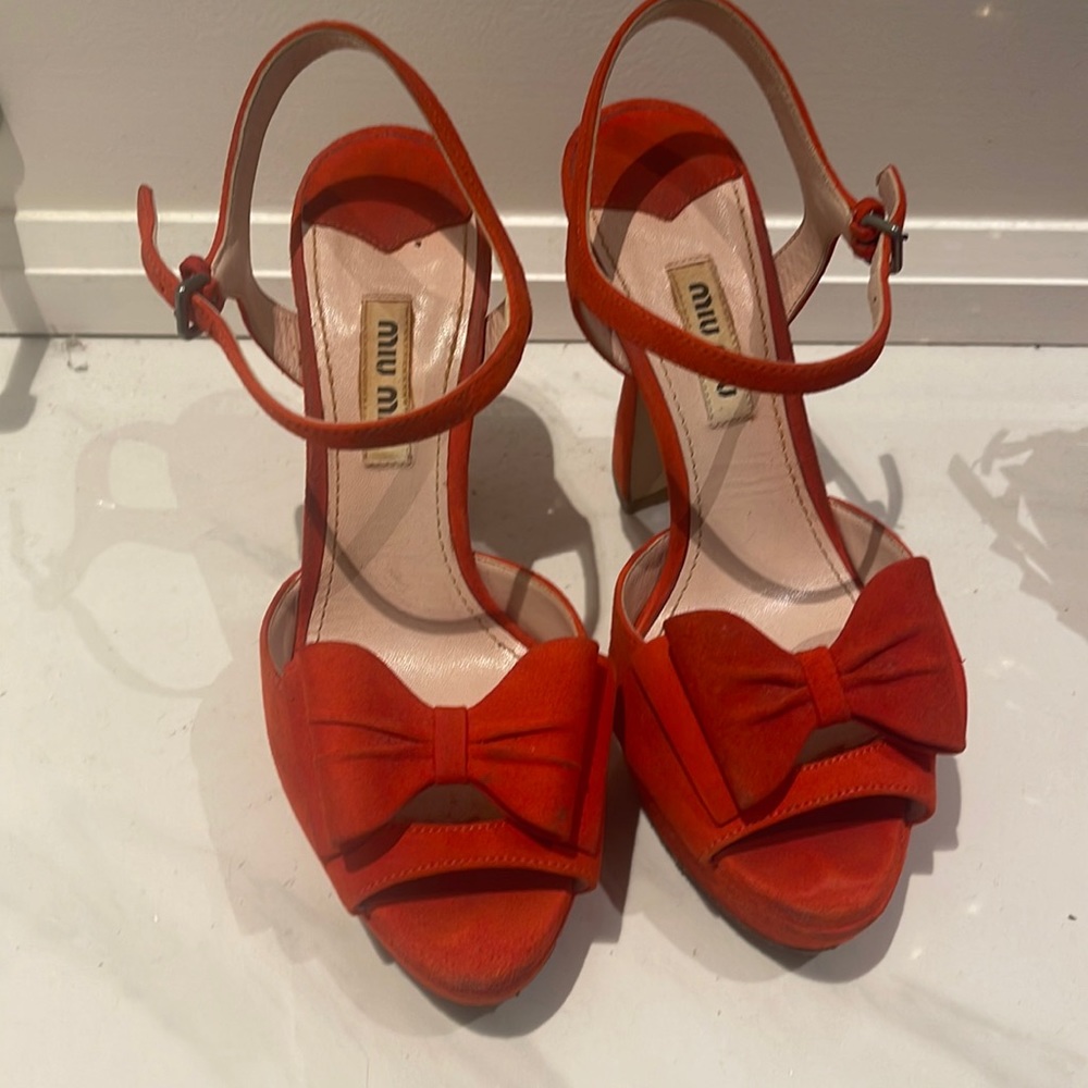 Miumiu high heel sandals
